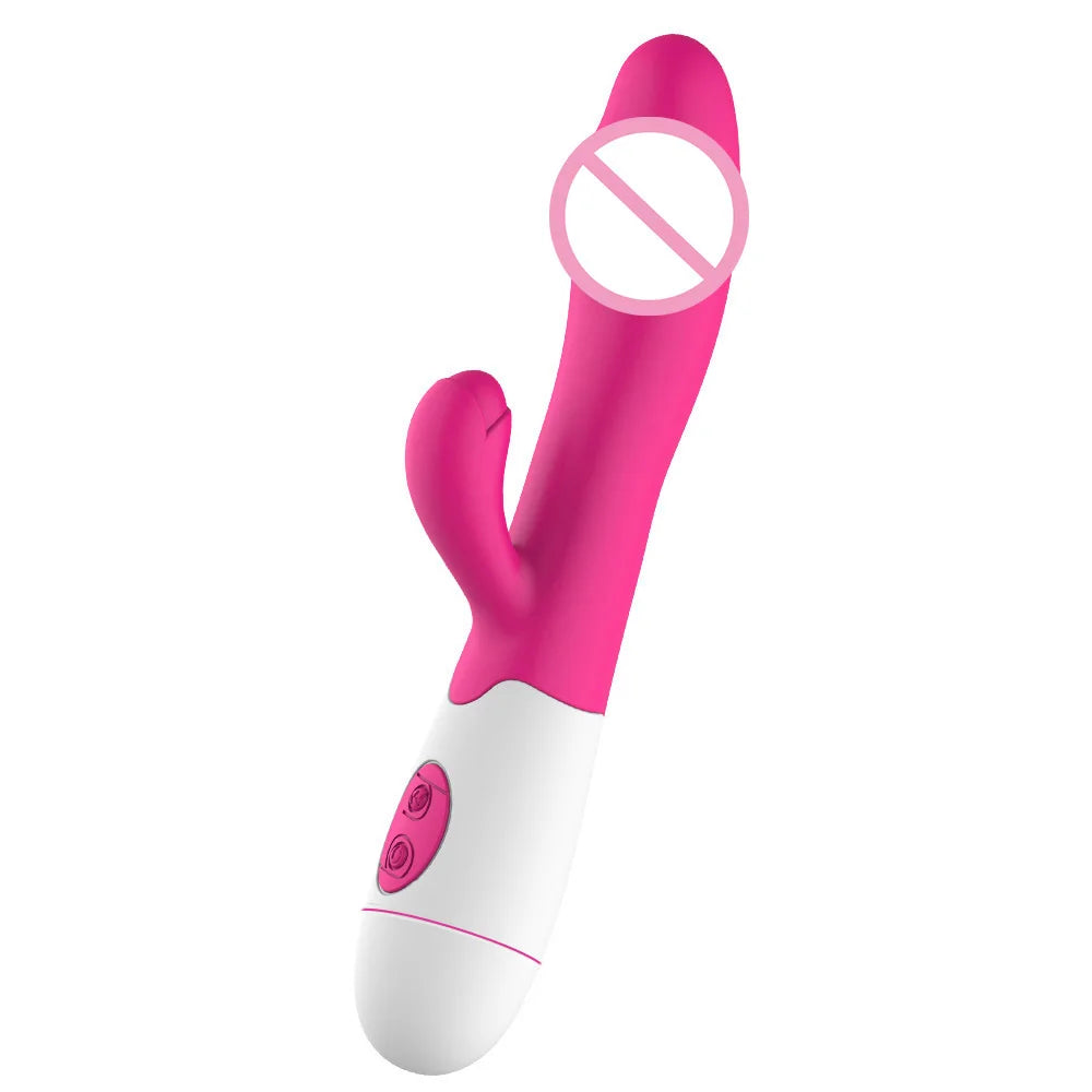 Wild Bliss Dual-Action Rabbit Vibrator - 30 Frequency G-Spot & Anal Massage for Ultimate Pleasure