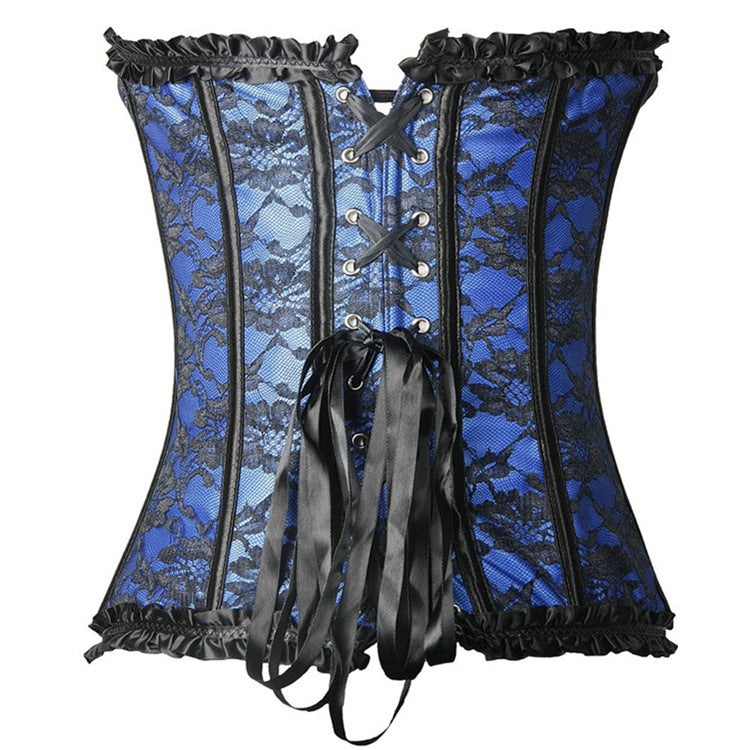 Sexy Gothic Corsets and Bustiers Top Overbust Corset Belt Slimming Women Waist Trainer Modeling Strap Plus Size Waist Cincher