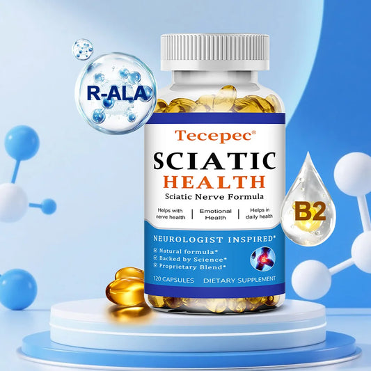 Sciatic Nerve Health Support Supplement - with Vitamin B Complex, Alpha Lipoic Acid,Strengthens Muscles & Increases Endurance