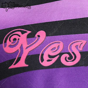 Erotic Striped Short Top and Panty Purple Set with Fishnet Stockings and Corset Cosplay Costume