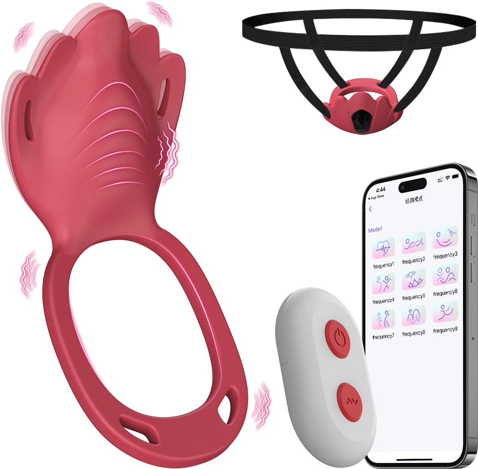 Blissful Pleasure Wearable Vibrator for Couples - Thrusting G-Spot & Clitoral Stimulation