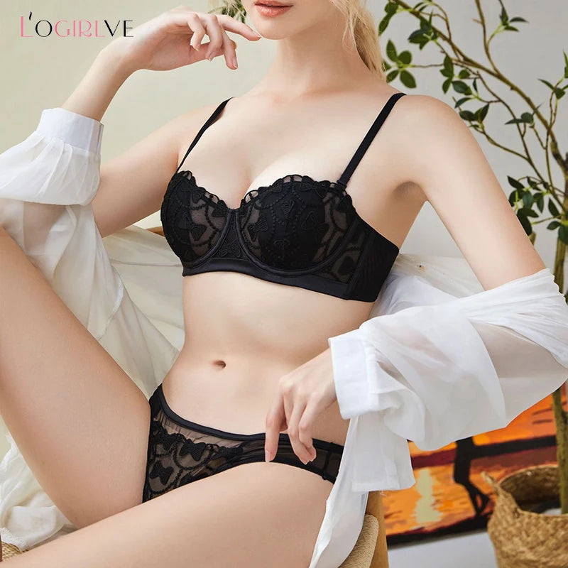 Lace Push-Up Bra & Panty Set