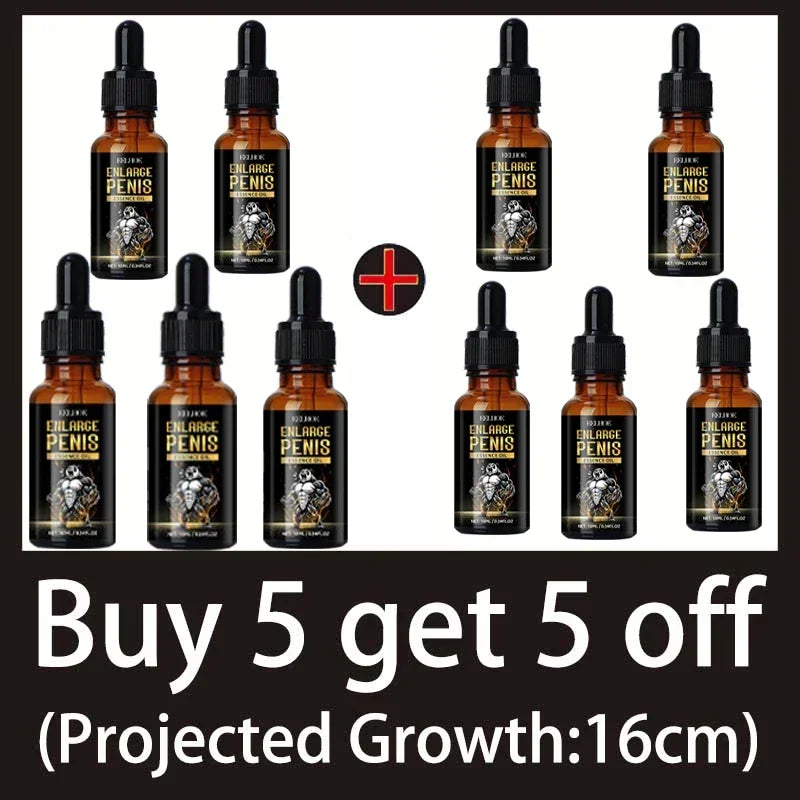 8Best Sellers Essential Oil Big Dick Male Penis Enlargement Oil Increase Size Erection Product Aphrodisiac Sex Extender Enhance