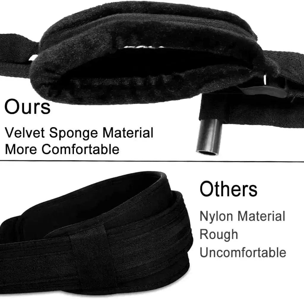 Over the Door Sex Swing with Soft Seat & Leg Pad Hanging Adult Cushion Door Swing M Split Leg Strap Sex Toys for Couples