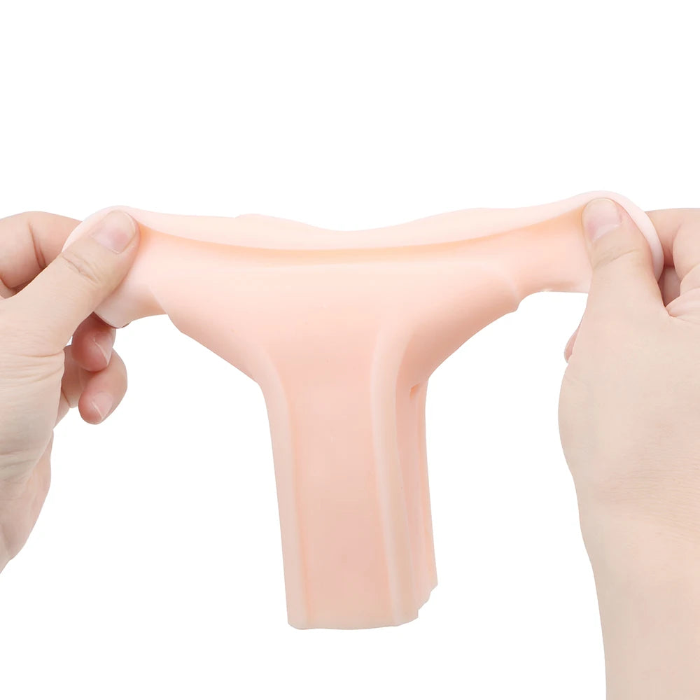 Male Masturbator Real Pussy For Men Vaginal Massager Penis Pump Glans Sucking Exerciser Sex Toys Adul 18+ Erotic Product Machine