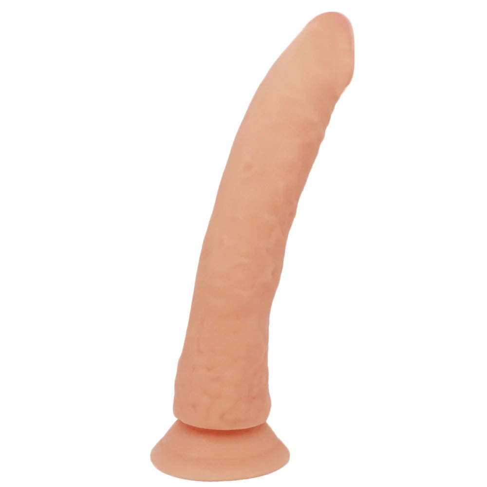 PowerPlay Realistic Dildo Vibrator with Strong Suction for G-Spot & Clitoral Stimulation