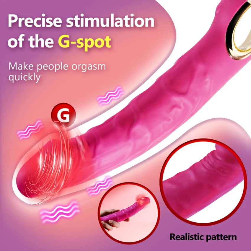 Long Vibrator Dildo Sex Toys For Women Powerful Vibro Magic Wand Clitoris And G Spot Stimulator Female Masturbation Adult Goods