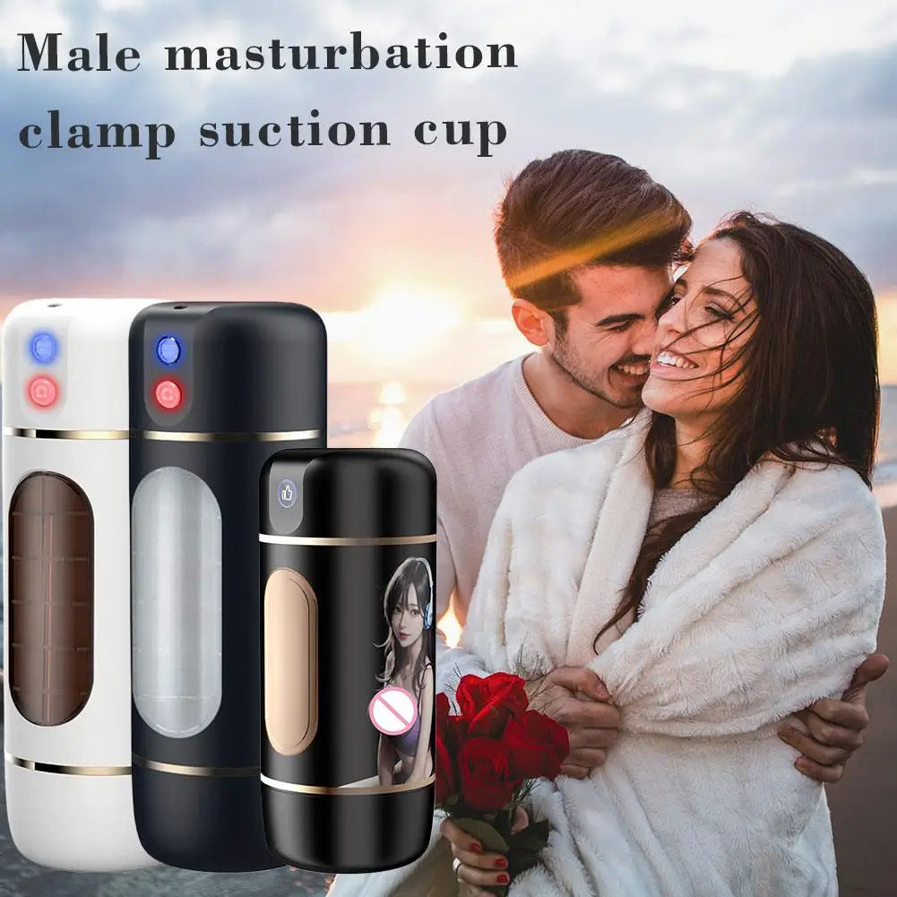 Automatic Male Masturbator 3D Textured Sucking Male Sex Toy Vibration Voice Sucking Vibration Penis Oral Machine Sex Toys
