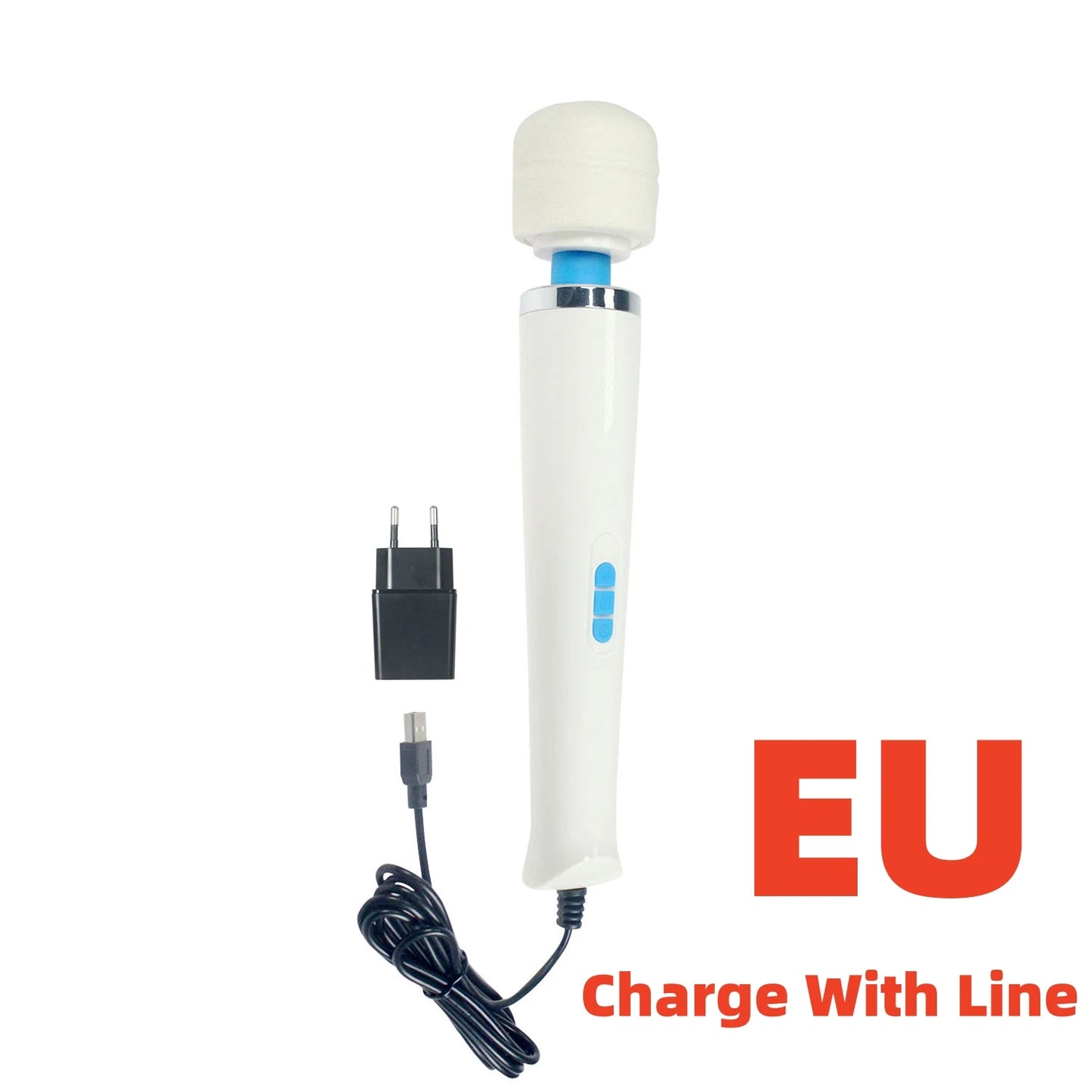 Love Vibrator Magic Wand - Powerful Rechargeable Massager for Intense Clitoral Stimulation