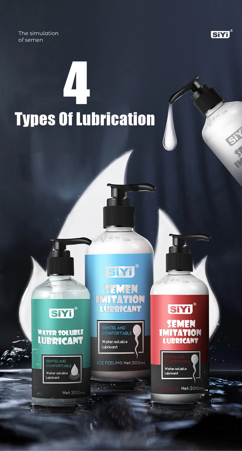 Semen Lubricant for Sex Water Based Lube Anal Vagina Sperm Lubrication Adult Masturbation Game Intimate Goods Toys Gel Sex Shop