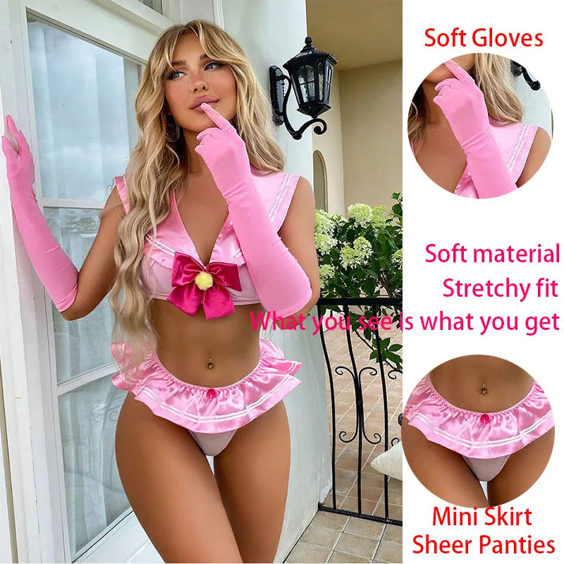 New Hot Sexy Lingerie Women Roleplay Clothes Erotic Japanese Anime Cosplay Costume Pornstar Lingerie Sexy Clothes Exotic Sex Set