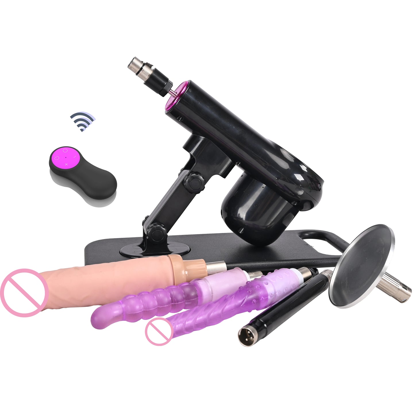 New Sex Machine for Woman Adjustable Masturbating Pumping with different Accessories Sex machine Gun for Men wireless machine