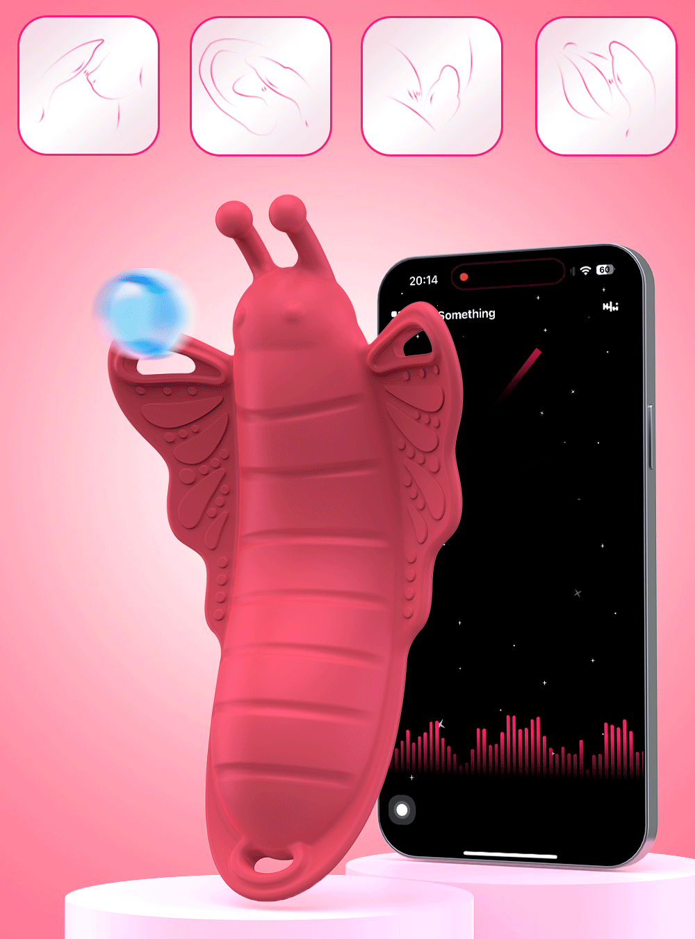 Blissful Pleasure Wearable Vibrator for Couples - Thrusting G-Spot & Clitoral Stimulation
