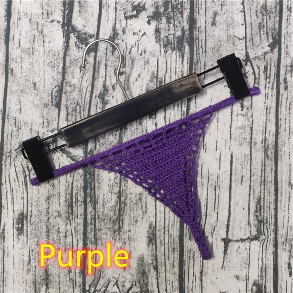 Cotton Beach Sunbathing Women Panties Bikini Thong Bikini Briefs