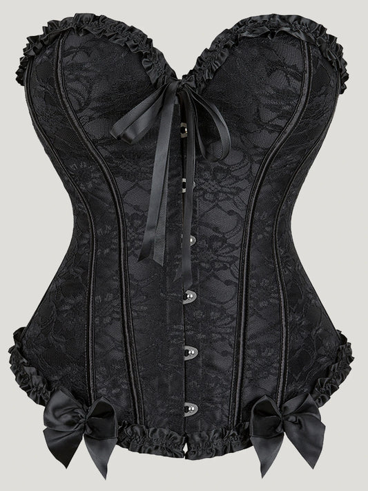 sexy corset overbust gothic bustiers and corsets lace up corselet waist corset fajas flat belly shapewear women shaper belt