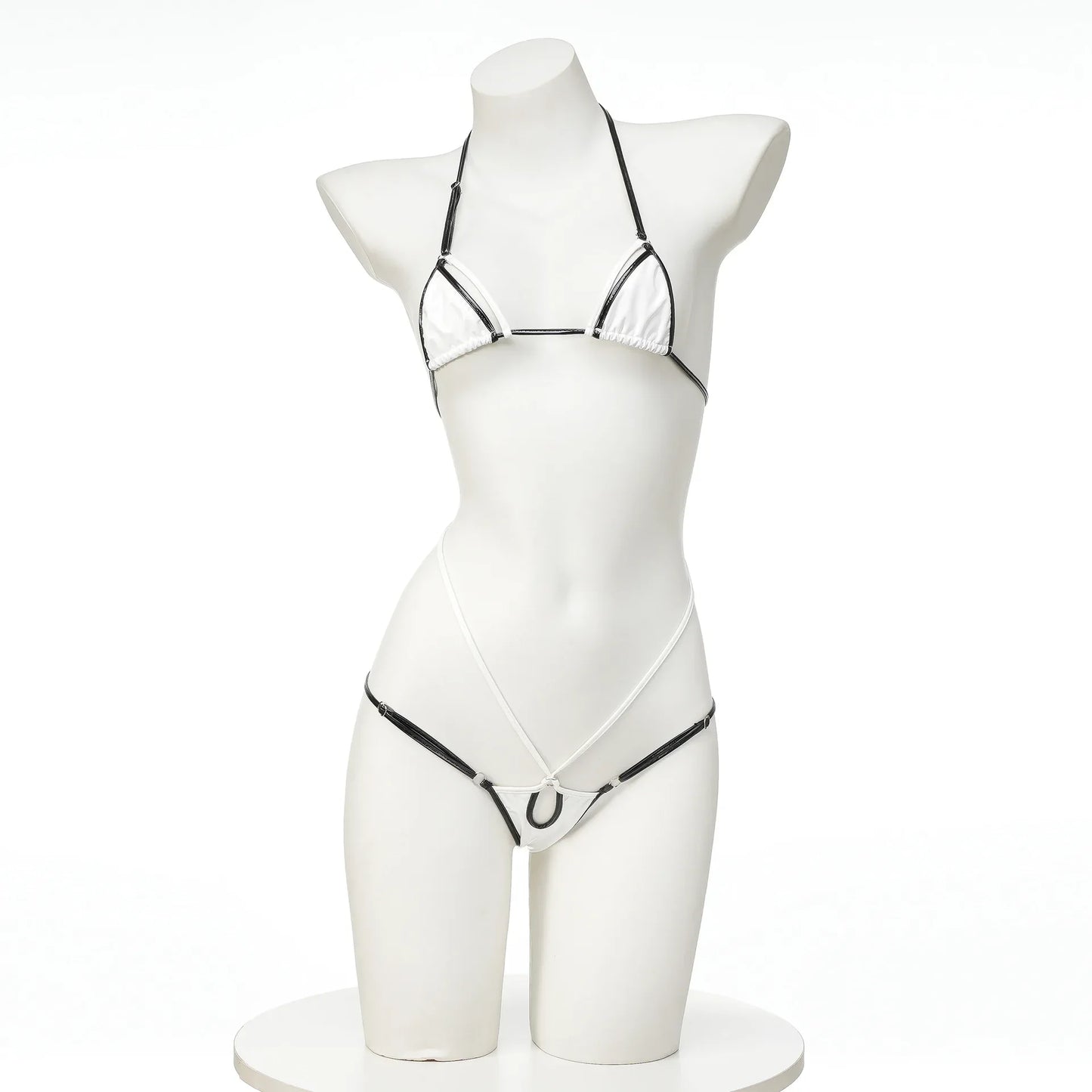 Sexy Lingerie Anime Cos Fun Sexy Underwear Black Lolita Sleepwear Three-point Women's Sexy Cosplay Cute Maid Uniform Bikini Cat
