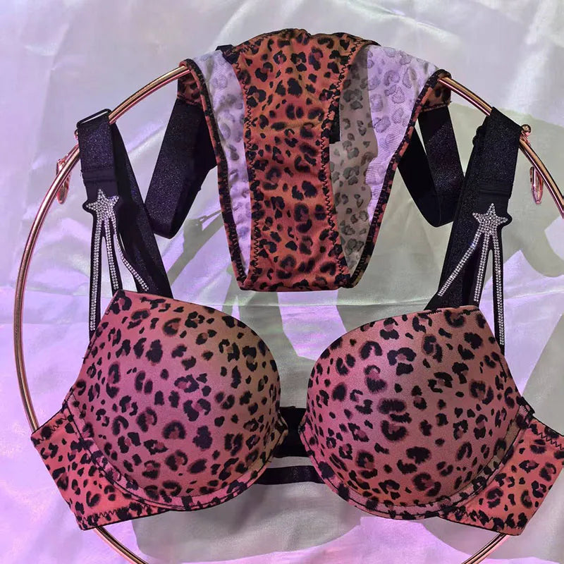 Sexy Shooting star Bra and  Fashion Thong Panties Set