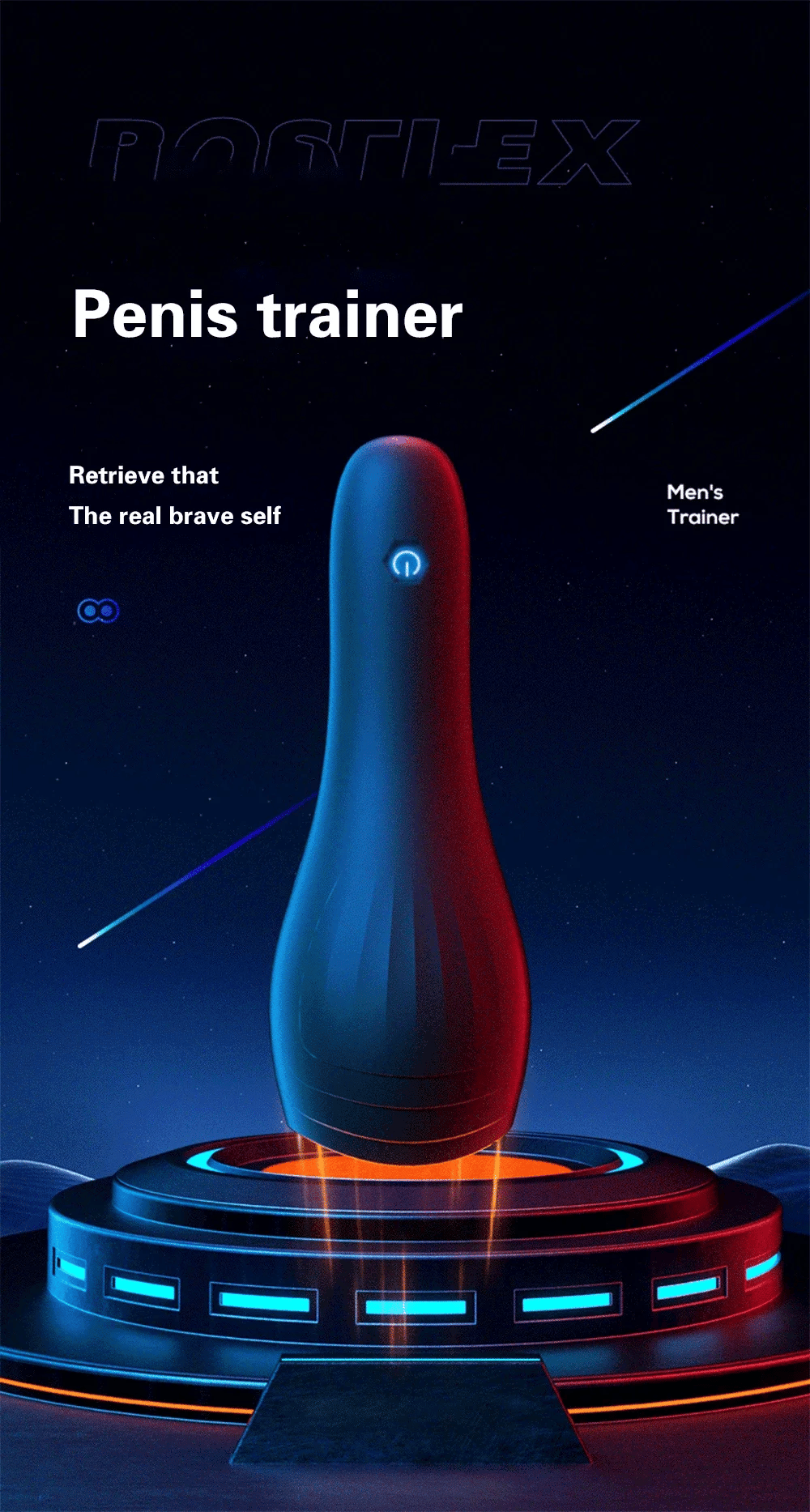 Male Tongue Licking Penis Masturbator Blowjob Orgasm Masturbation Trainer Glans Massager Vibrator Endurance Sex Toy for Men 18+