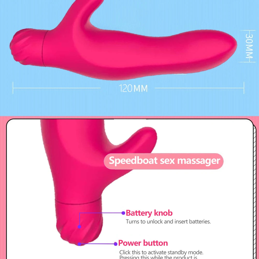 Stimulating High-frequency G-spot Vibrator USB Rechargeable Powerful Dildo Vibrator For Female Clitoral Massage Adult Sex Toys