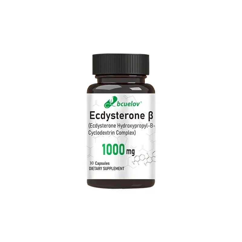 Ecdysterone Supplement 1000 mg - Enhanced Energy Levels,Increased Muscle Strength, 30/60/120 Capsules