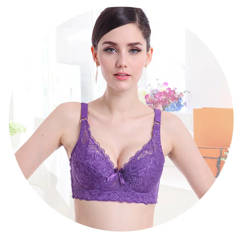 Lace Push-up Bra and Thin Panty set