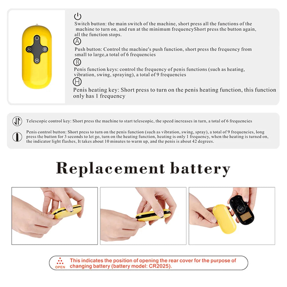 Portable Sex Machine for Women Multi-Speed and Multi-Angle, Automatic Love Machine, Female G-Spot Thrusting Dildo, Adult Sex Toy