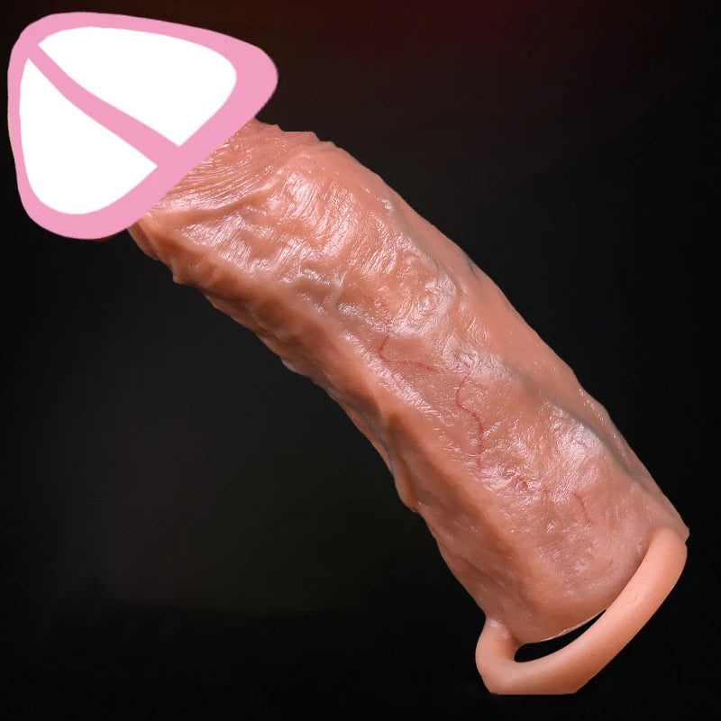 Adult Male Sex Toy Vibrating Penis Ring Delayed Ejaculation Cock Ring Vibrator Penis  Exercise Enlargement Sex Ring Couple Goods