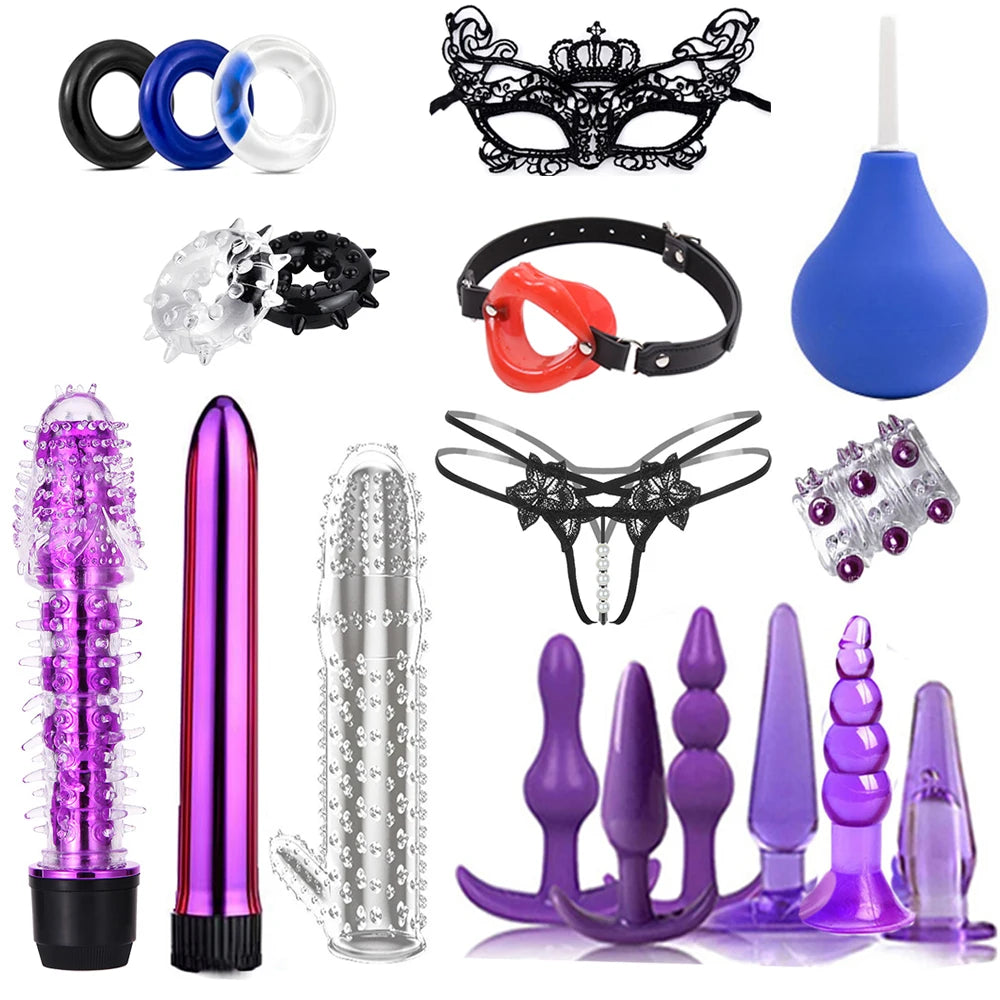 Sex Bdsm Bondage Restraint Kit Handcuffs Collar Fetishism Female Couples Bracelet Leather Whip Whipping Sex Tool Shop