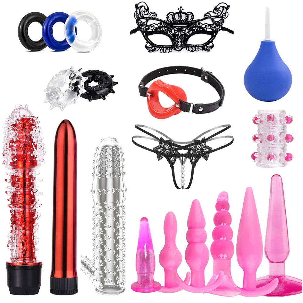 Sex Bdsm Bondage Restraint Kit Handcuffs Collar Fetishism Female Couples Bracelet Leather Whip Whipping Sex Tool Shop