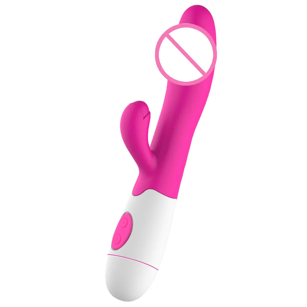 Wild Bliss Dual-Action Rabbit Vibrator - 30 Frequency G-Spot & Anal Massage for Ultimate Pleasure
