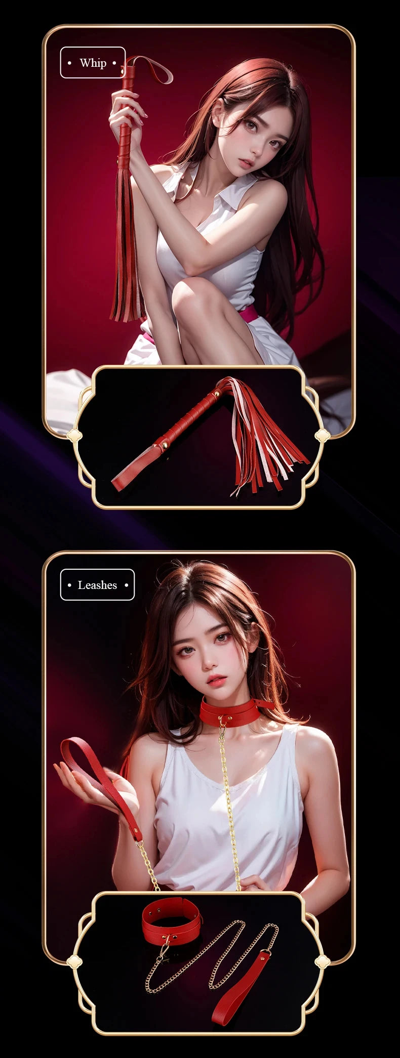 BDSM Bondage Restraints Electric Shock Set Mouth Gag Handcuffs Ankle Cuffs Collar Eyepatch Whip Bondage Ties Kits Adult Sex Toys