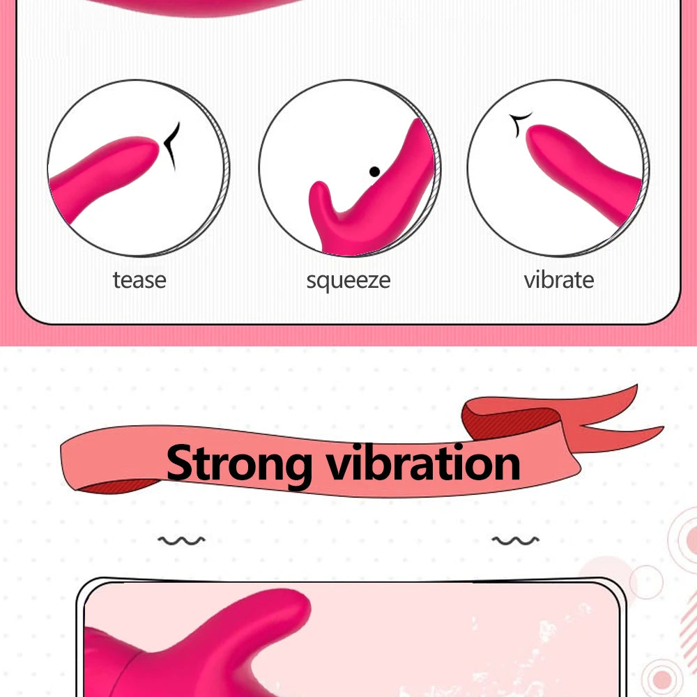 Stimulating High-frequency G-spot Vibrator USB Rechargeable Powerful Dildo Vibrator For Female Clitoral Massage Adult Sex Toys