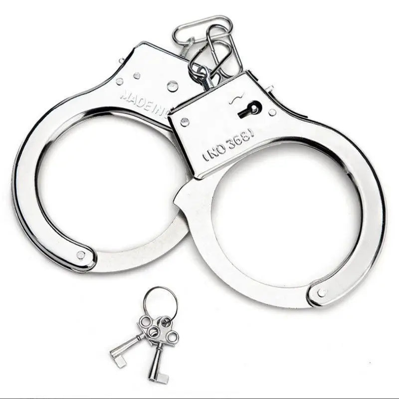 Thickened Sexy Handcuffs Metal Bondage Props for Couple Flirting Training Alternative Toys for Enhanced Play