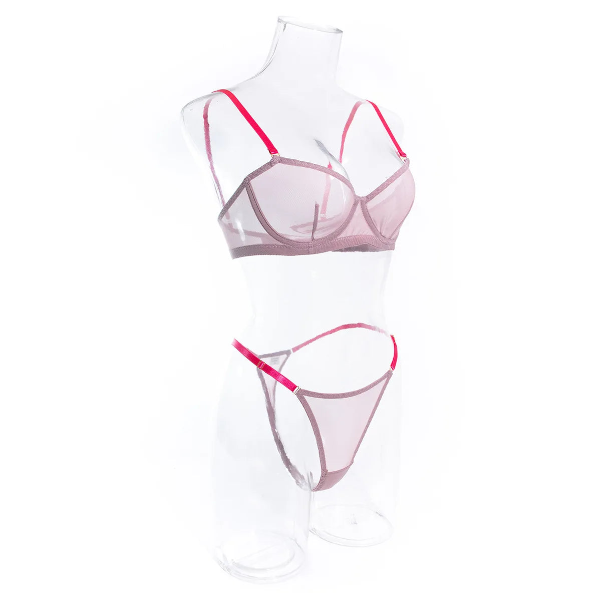 Two-piece Set Women's Perspective Underwear Panties Set
