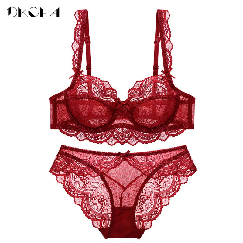 Bra Panties Sets  Embroidery Women Lingerie