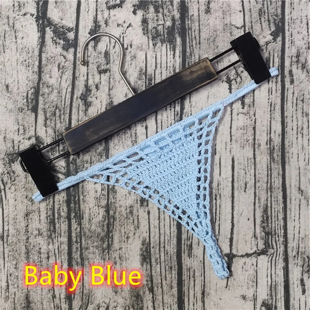Cotton Beach Sunbathing Women Panties Bikini Thong Bikini Briefs