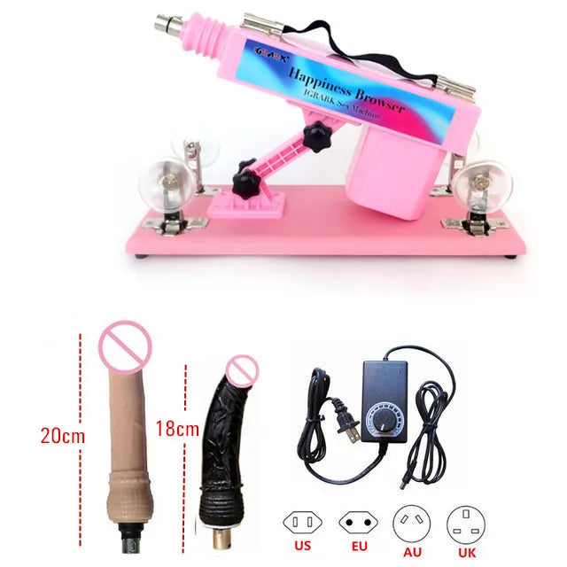 Automatic Electric Sex Machine Vagina Massage Multi-Speed Controller Vibrators Adult Big Dildos Sex Toys for Women Men Couples