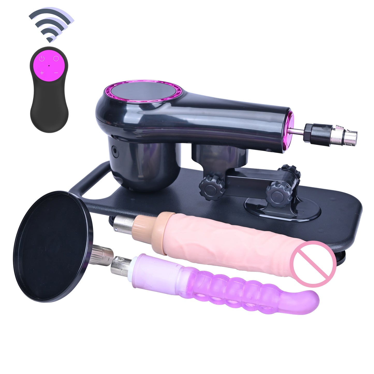 New Sex Machine for Woman Adjustable Masturbating Pumping with different Accessories Sex machine Gun for Men wireless machine