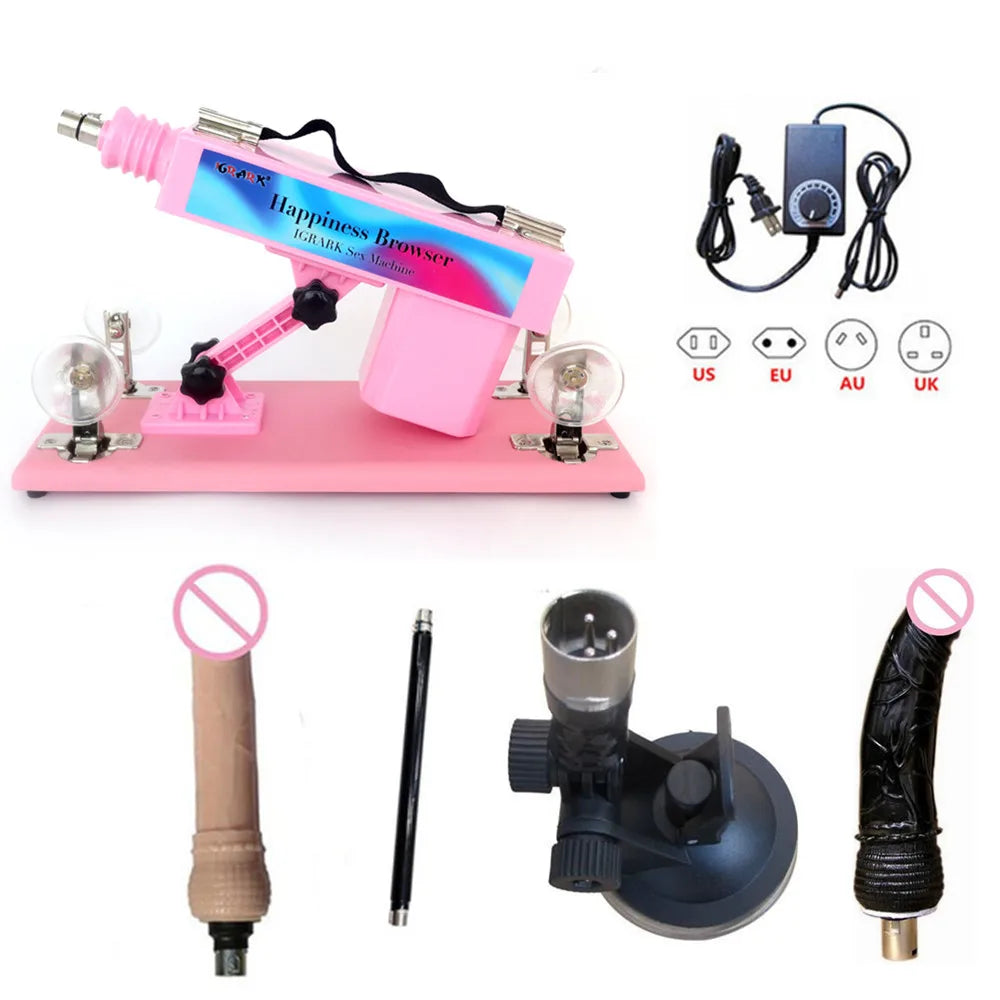 Automatic Electric Sex Machine Vagina Massage Multi-Speed Controller Vibrators Adult Big Dildos Sex Toys for Women Men Couples