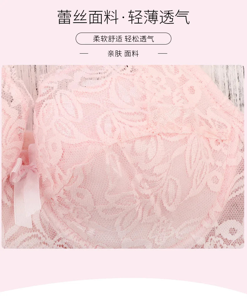 Lace Push-up Bra and Thin Panty set