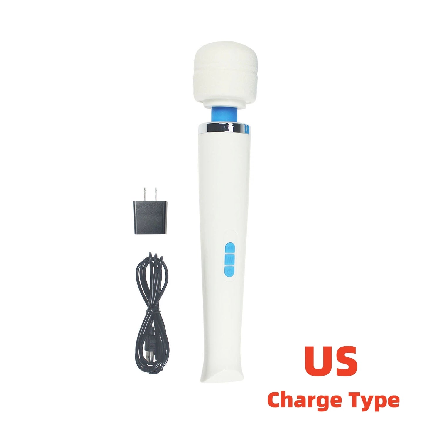 Love Vibrator Magic Wand - Powerful Rechargeable Massager for Intense Clitoral Stimulation