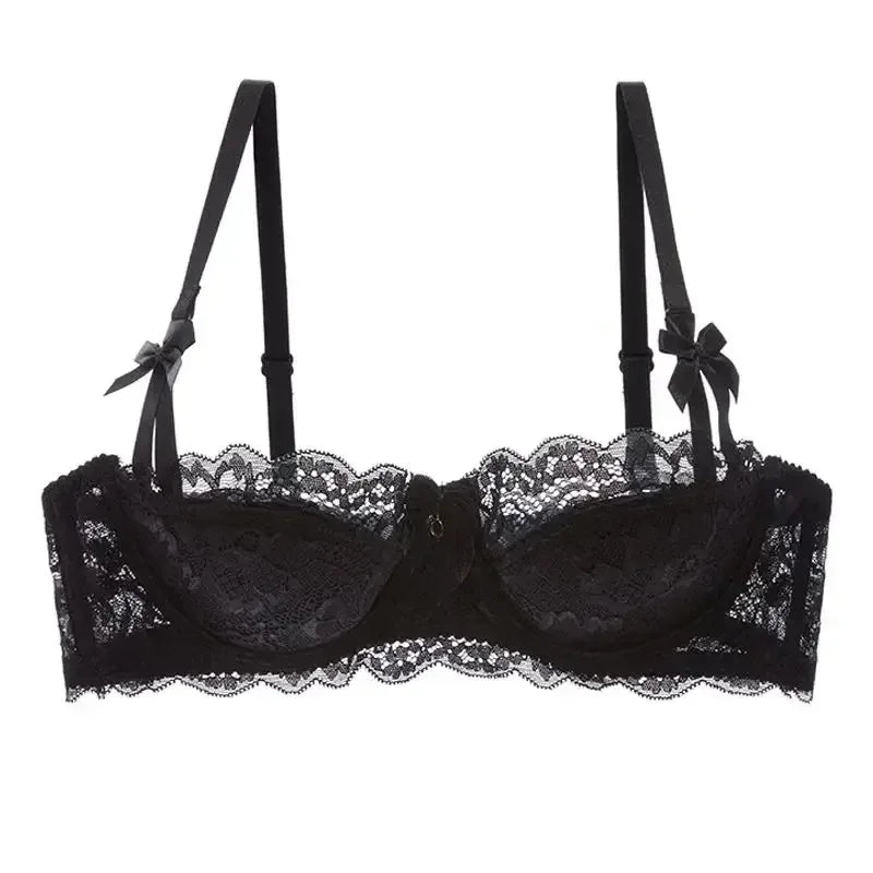 French Lace Tushy Slim Bra - Comfortable, Breathable, and Romantic Underwear for Effortless Elegance