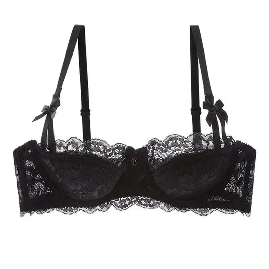 French Lace Tushy Slim Bra - Comfortable, Breathable, and Romantic Underwear for Effortless Elegance