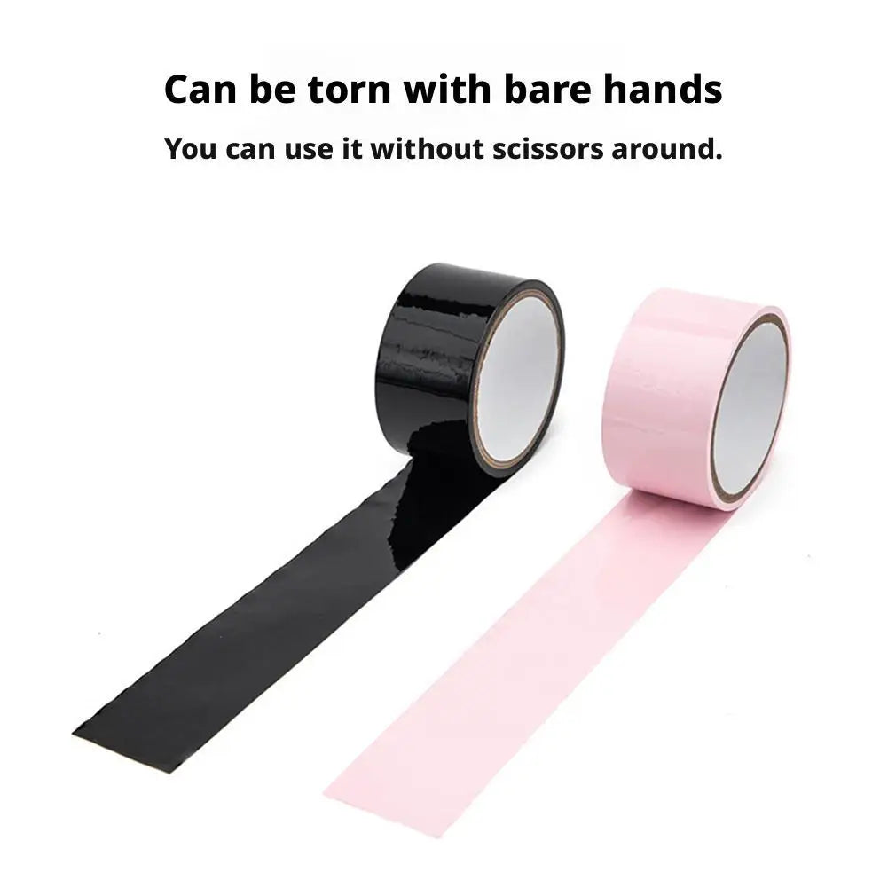 BDSM Handcuff Fetish Tape SM Slave Bondage Sex Toy Couple Body Restraint Electrostatic Tapes Self Adhesive Sex Tape Adult Toys