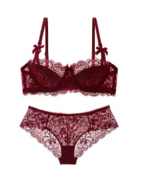 French Lace Tushy Slim Bra - Comfortable, Breathable, and Romantic Underwear for Effortless Elegance