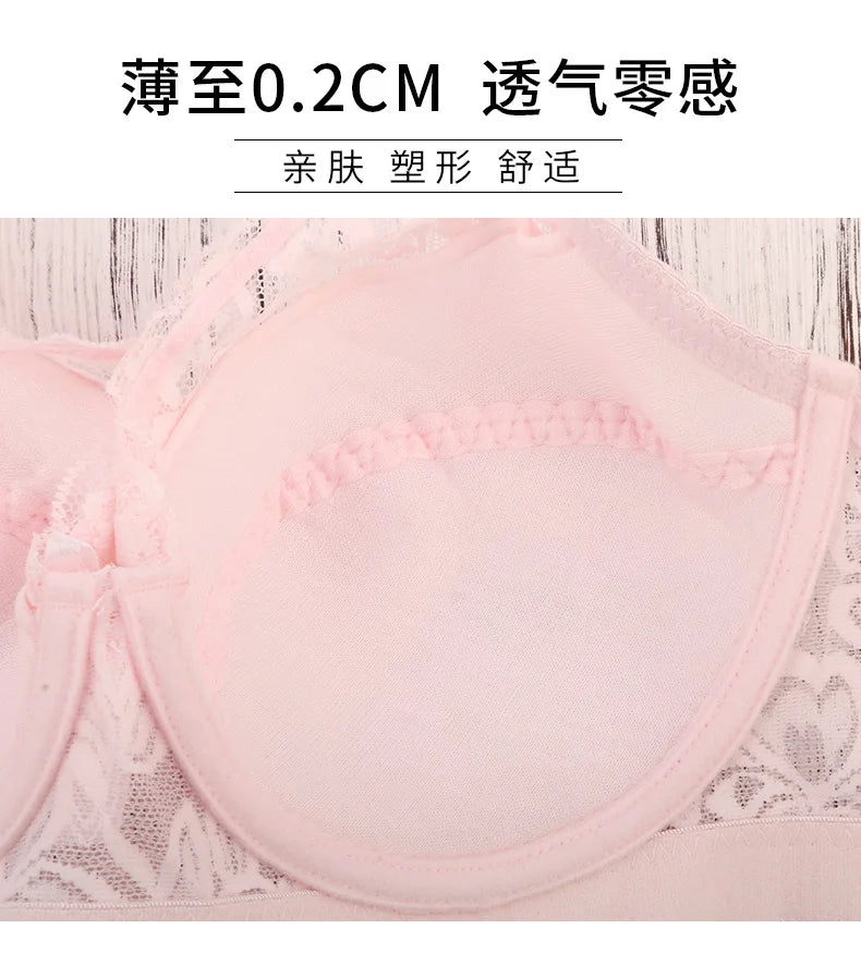 Lace Push-up Bra and Thin Panty set
