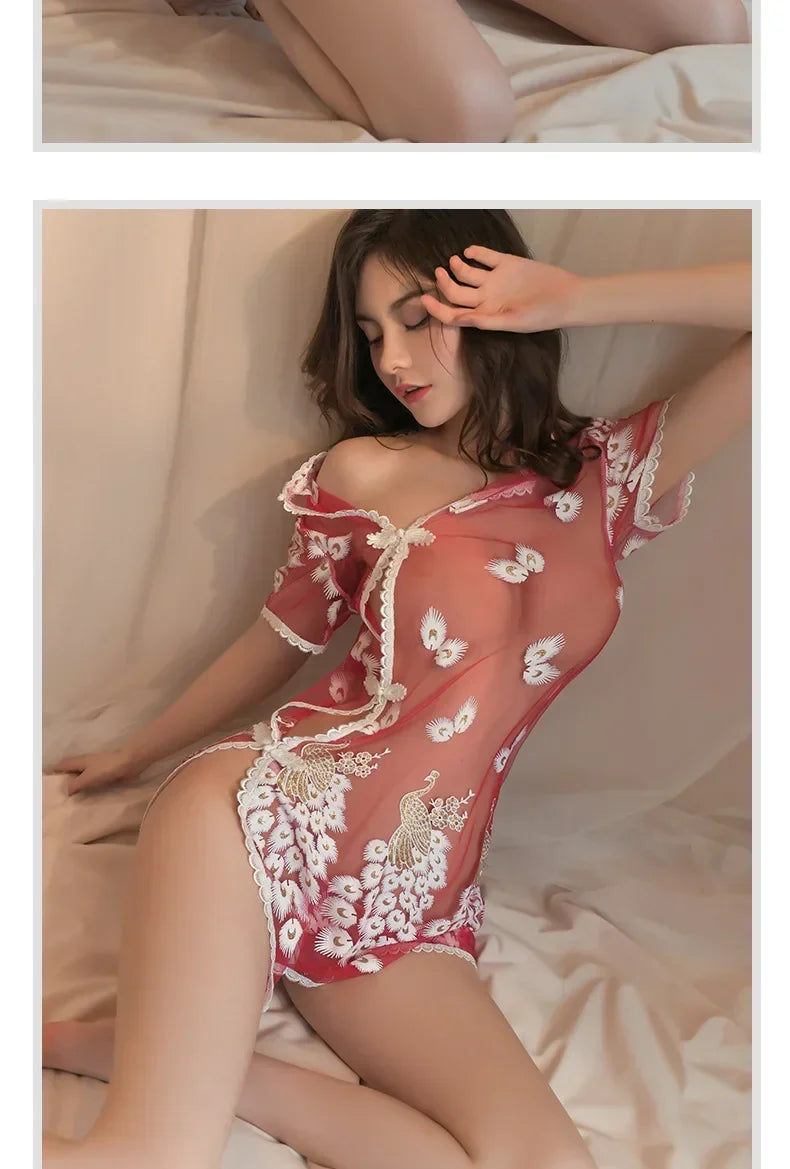Mesh Chinese Style Sexy Lingerie