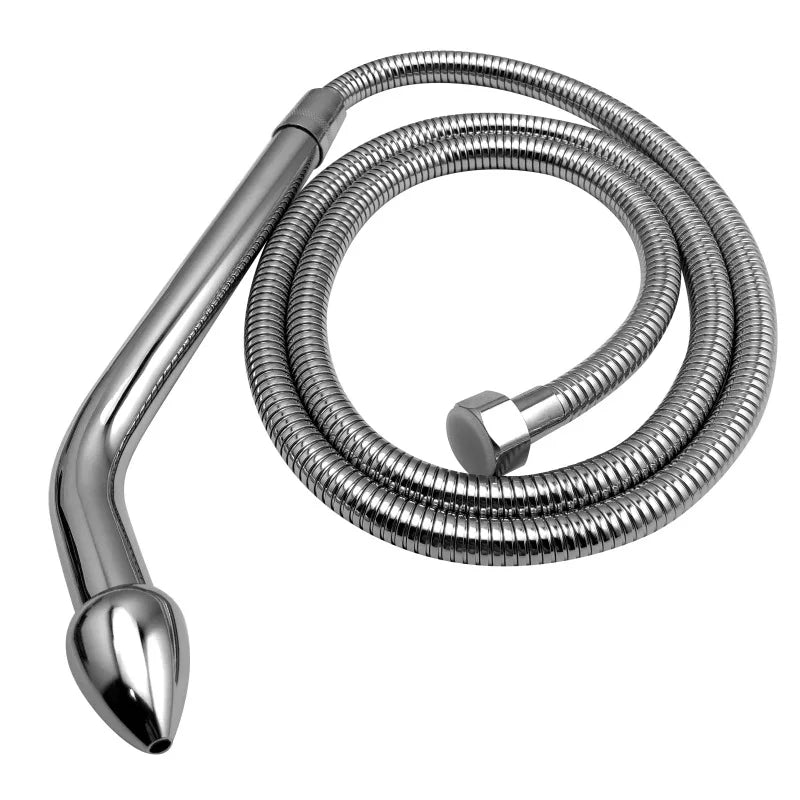 Anal Washer Shower Nozzle Enema Cleaning Metal Vaginal Wash Douche