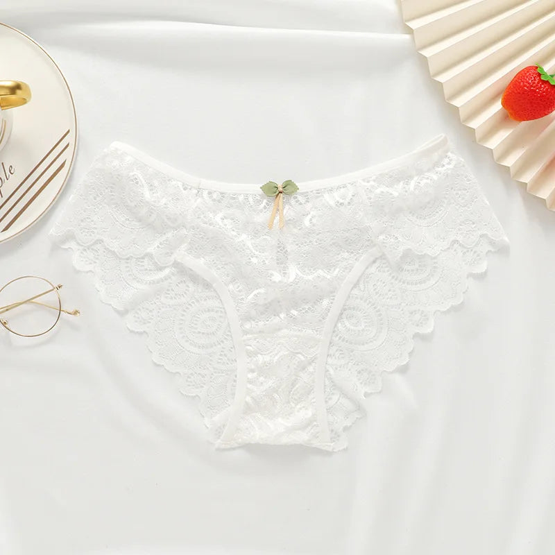 Cotton Lace Panties Crotch Breathable