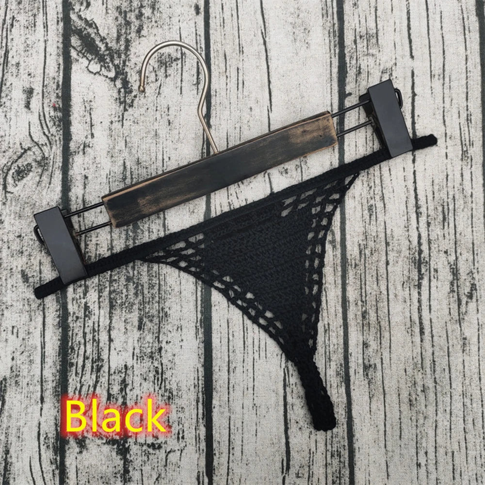 Cotton Beach Sunbathing Women Panties Bikini Thong Bikini Briefs